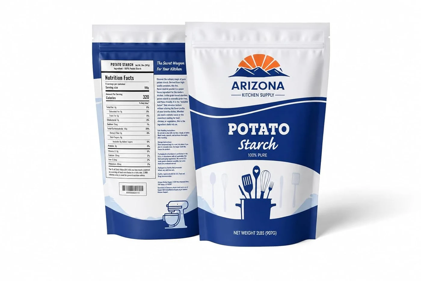 Arizona Kitchen Supply potato starch pouch
